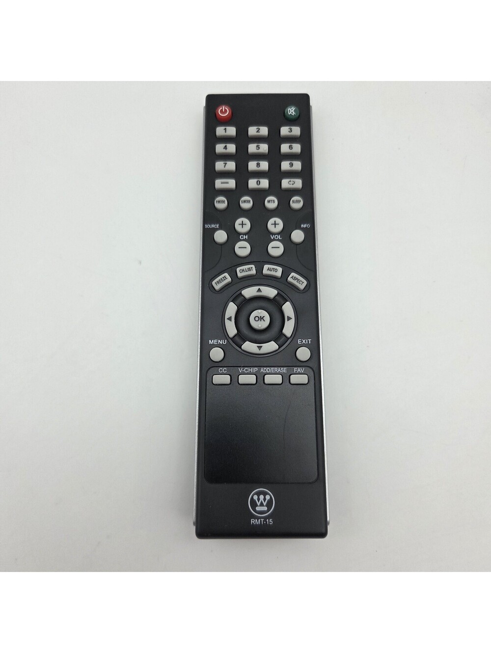 OEM Westinghouse RMT-15 Remote Control LED/LCD VR-4090 LD-4080 LD-4070Z VR-5535Z